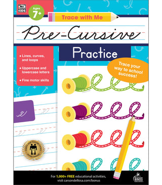 Trace With Me: Pre-Cursive Practice, Grades 2 - 5