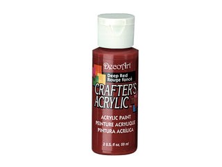 Buy deep-red Crafters Acrylic Paint  2oz