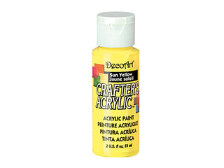 Buy sun-yellow Crafters Acrylic Paint  2oz
