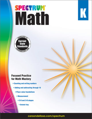 Spectrum Math (K) Book