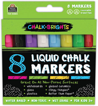 Chalk Brights Liquid Chalk Markers - 8-pack