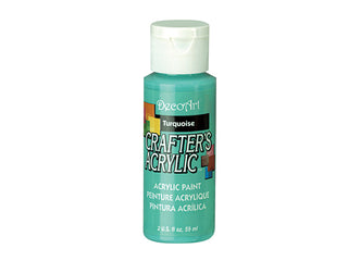 Buy turquoise Crafters Acrylic Paint  2oz