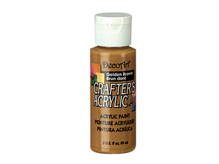 Buy golden-brown Crafters Acrylic Paint  2oz