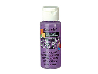 Buy bright-purple Crafters Acrylic Paint  2oz