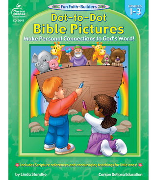 Dot-to-Dot Bible Pictures (1 - 3) Book