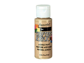 Buy tan Crafters Acrylic Paint  2oz