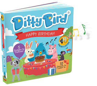 Ditty Bird Happy Birthday Book