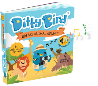 Ditty Bird Safari Animal Sounds Book