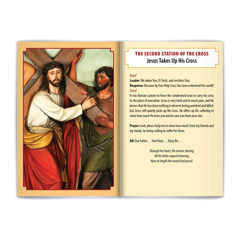 Bilingual Stations of the Cross Prayer Booklet Holy Heroes