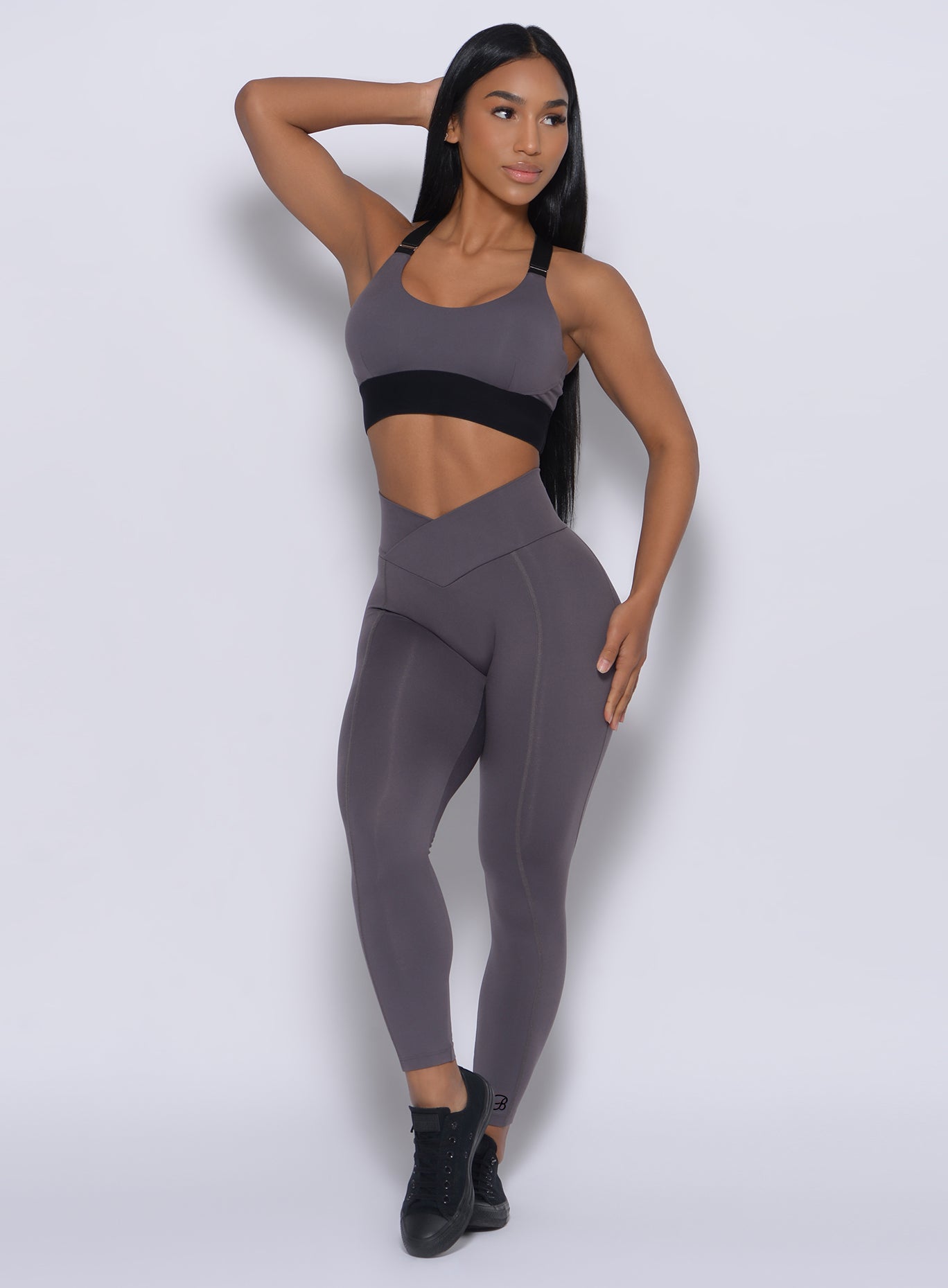 bombshell sportswear Original Set Capri Leggings And Sports Bra