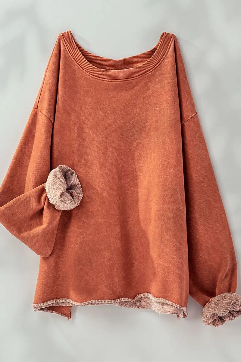 Washed French Terry Sweatshirt