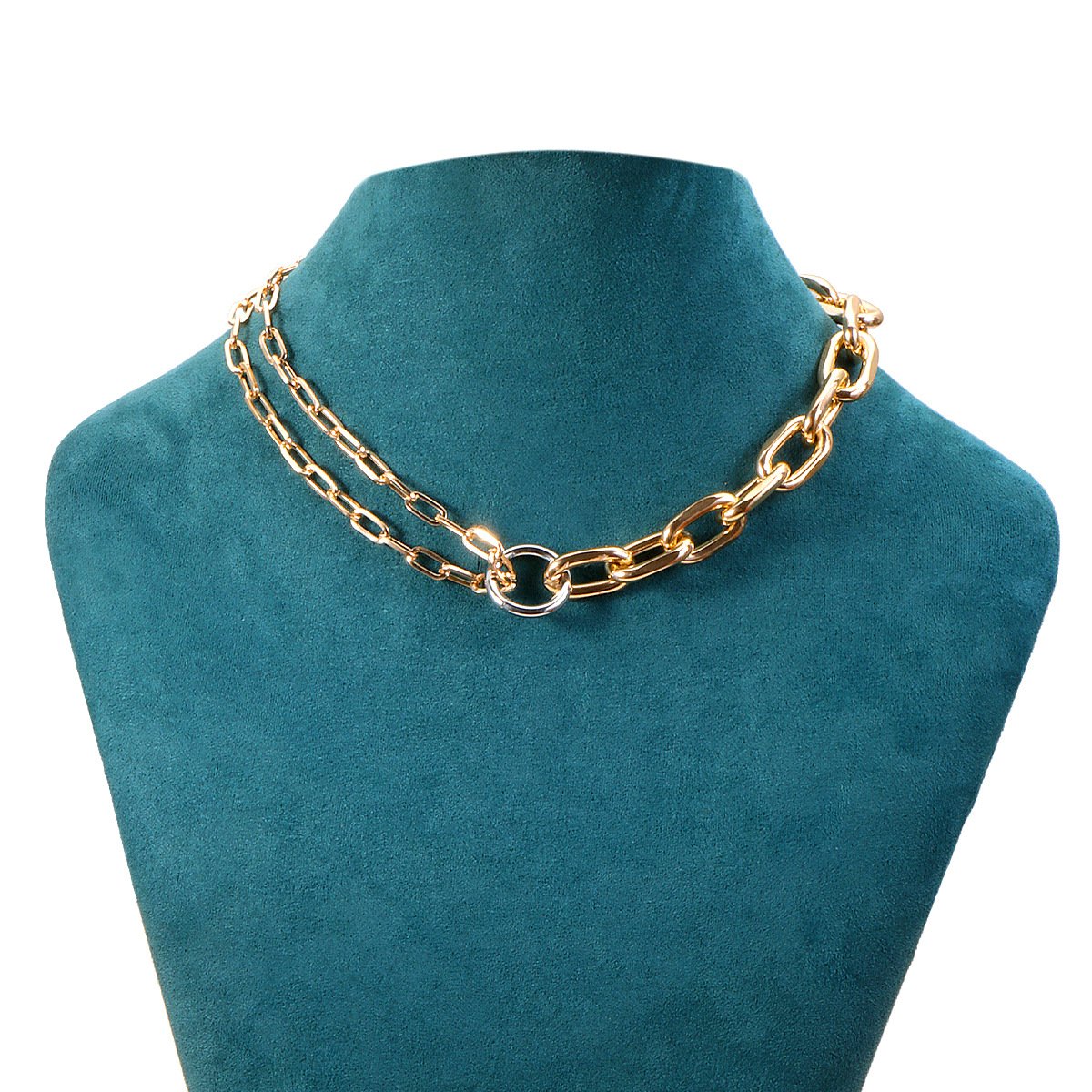 Fashion personality jewelry asymmetric necklace
