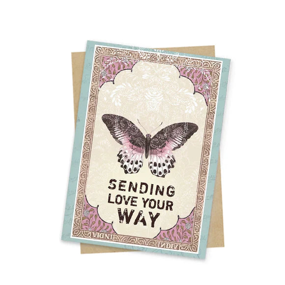 Small Sending Love Card