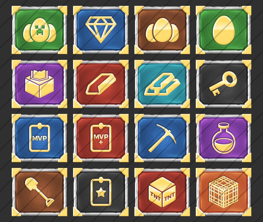 Crafted BuyCraft Icon Pack