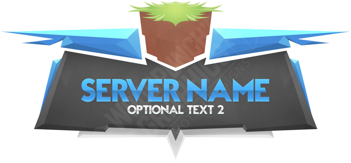 Super Crystal Server Logo Blue