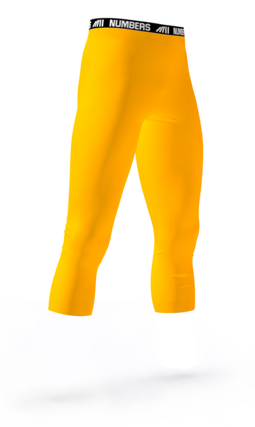 yellow nike compression pants