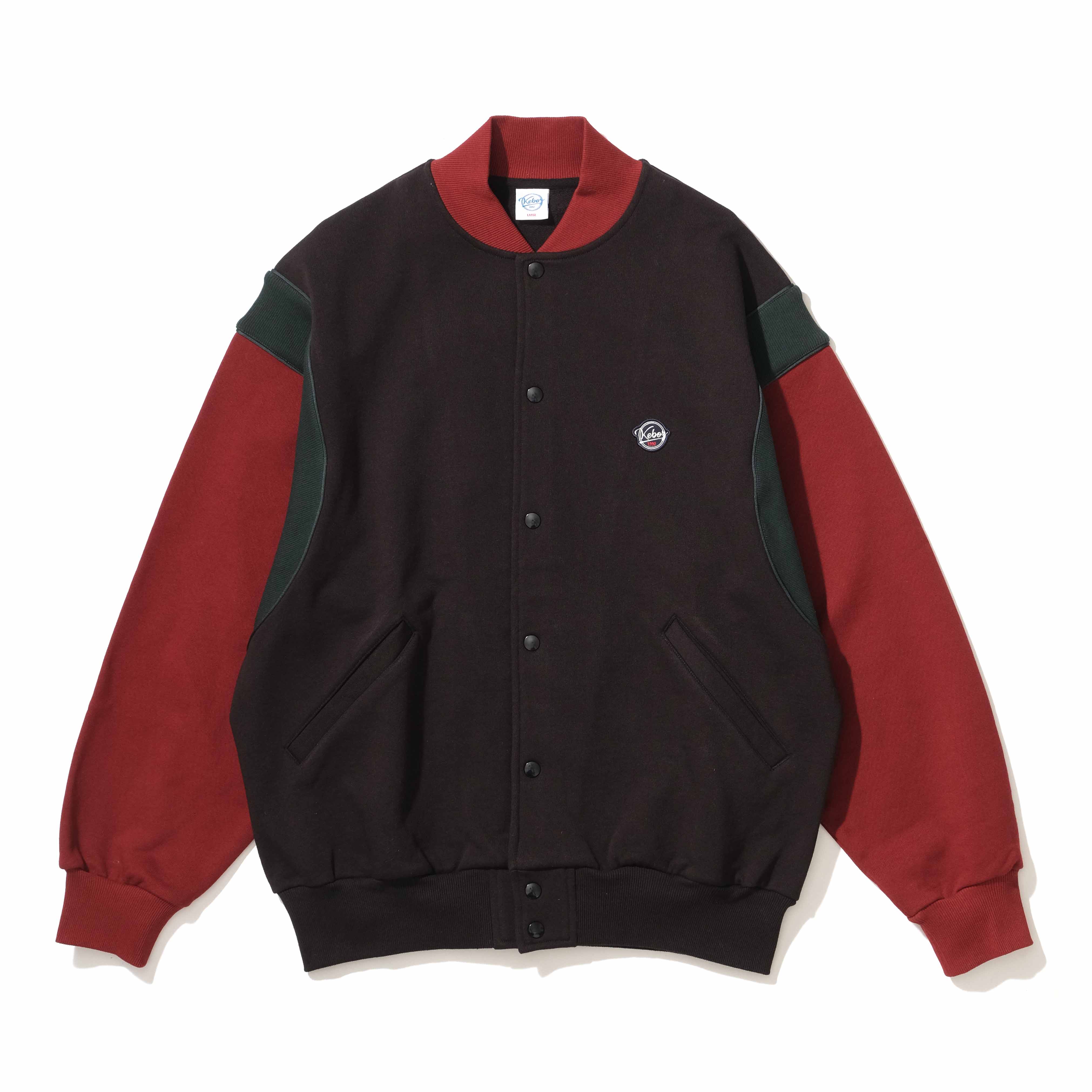 最安値挑戦！】 keboz BB LOGO SWEAT VARSITY JACKET asakusa.sub.jp