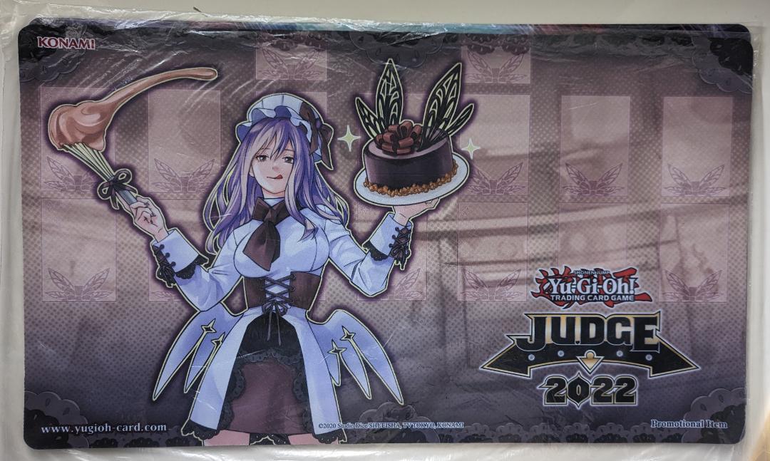 色移り有り 遊戯王 公式 JUDGE 2022 聖菓使クーベル プレイマット 未