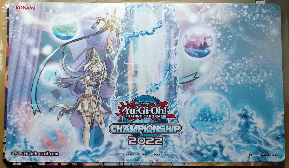 遊戯王 公式 CHAMPIONSHIP 2022 アラメシアの儀 プレイマット 傷あり