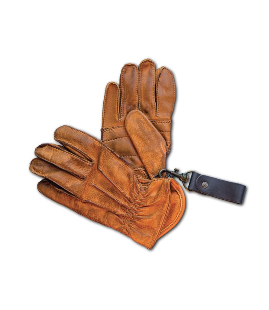 Porque Garganta práctico Guantes de motocicleta vintage en cuero Cafetwin.com