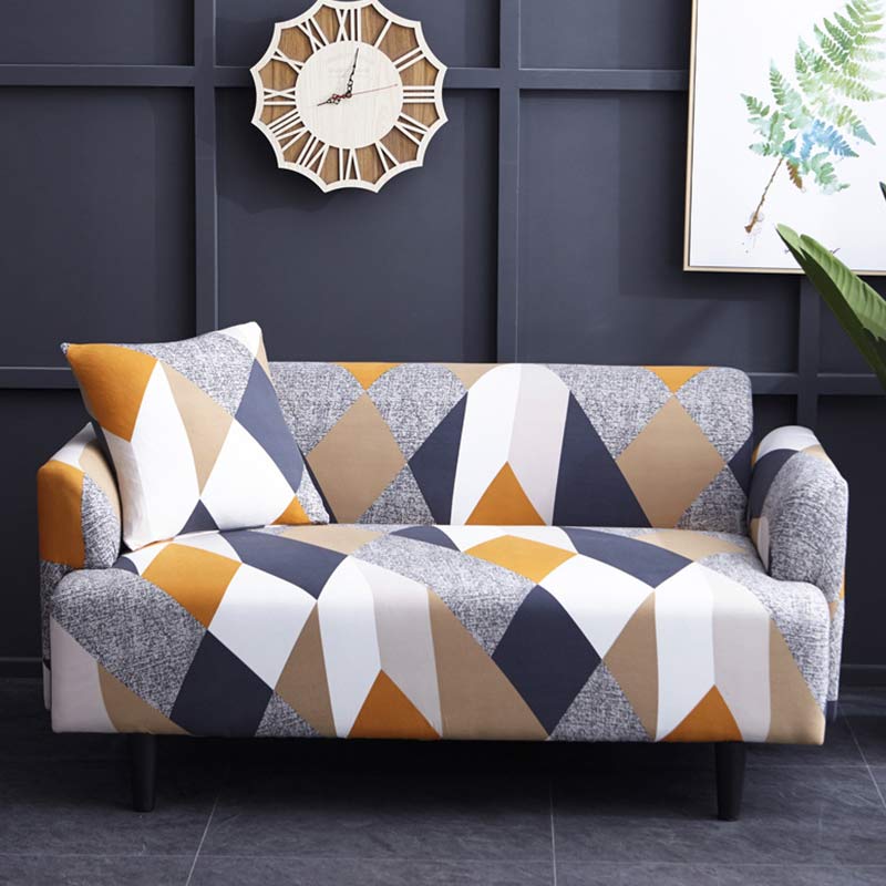Plaid Pattern Elastic Stretchable Sofa Cover