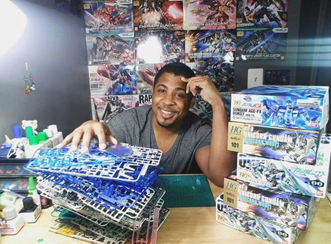 Tim Martin-Toussaint a gunpla enthusiast