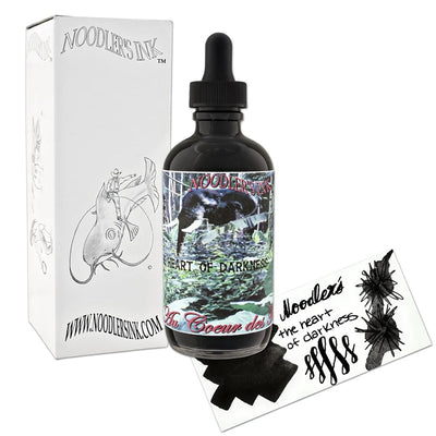 Noodler's Heart of Darkness - 4.5oz Bottled Ink with Free Charlie Pen