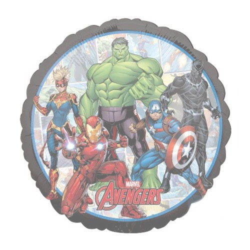 2Pces Avengers Balloon Hulk Iron Man Captain America Thor Black Widow Party Gift 