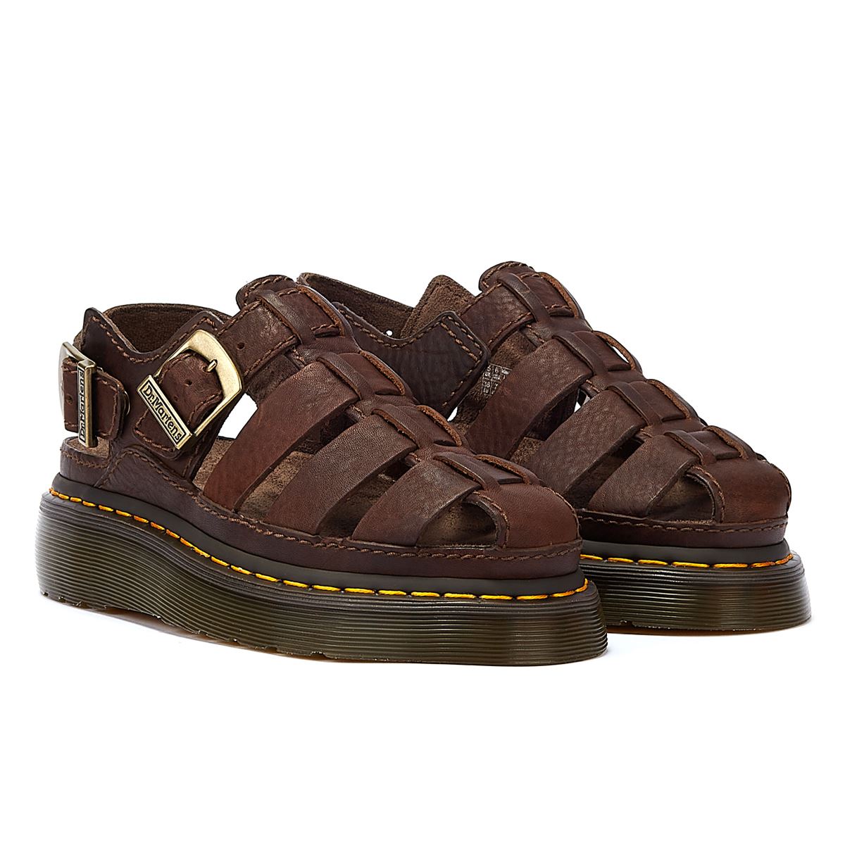 Dr. Martens Fisherman Grizzly Women’s Dark Brown Sandals