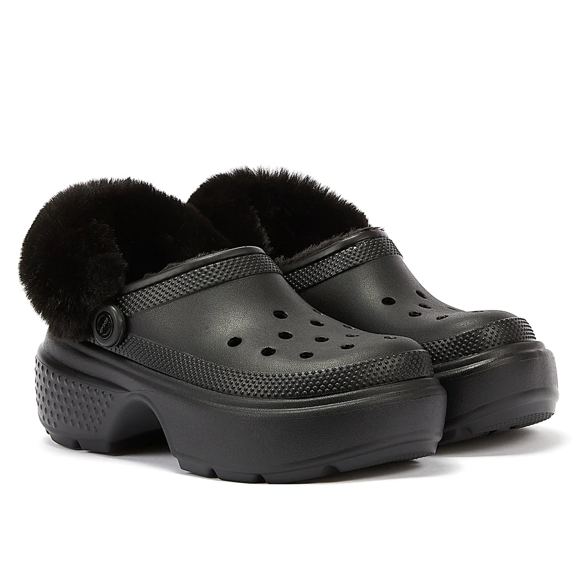 Crocs Stomp Lined Clog Women’s Black Sandals