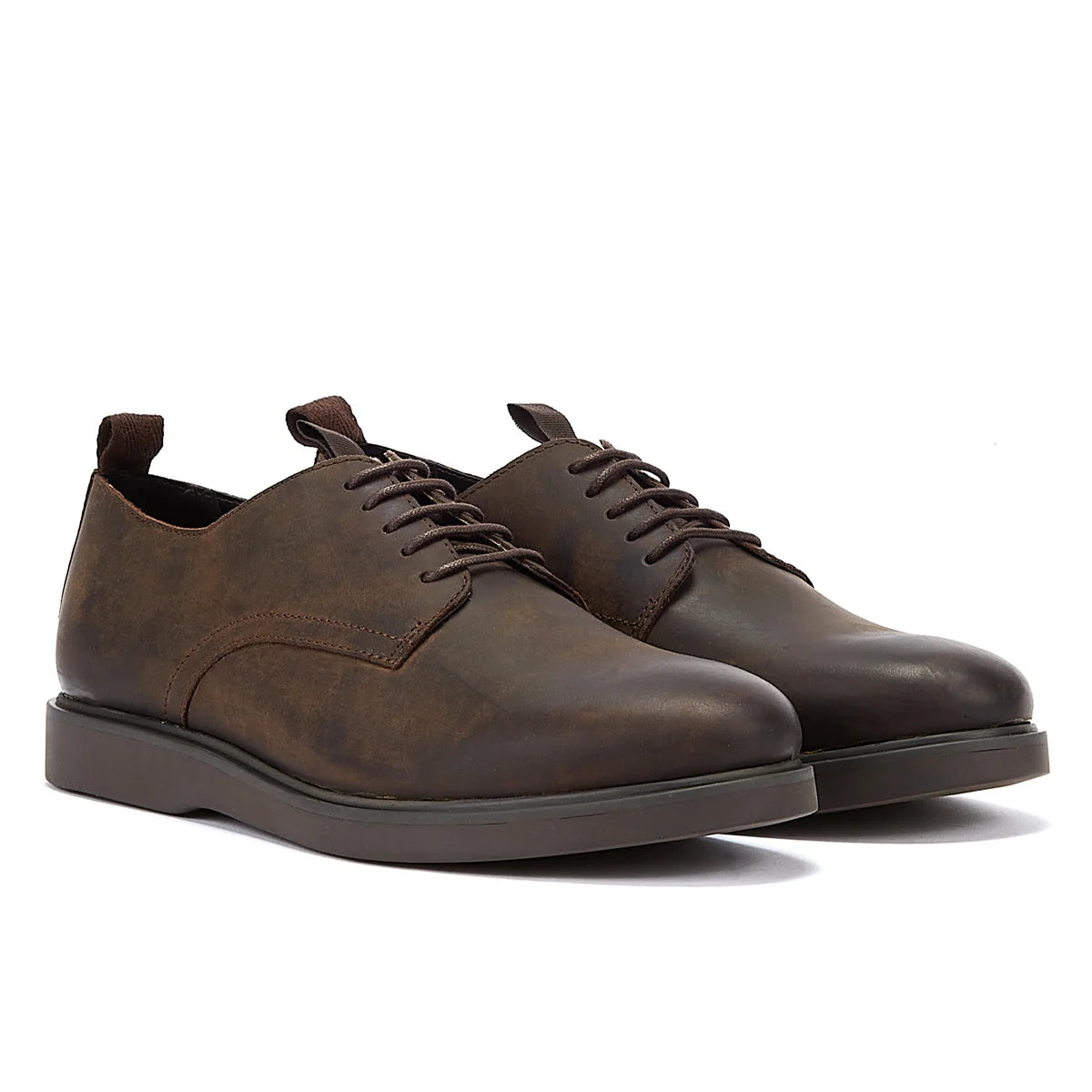 Hudson Barnstable Crazy Leather Men’s Brown Lace-Up Shoes