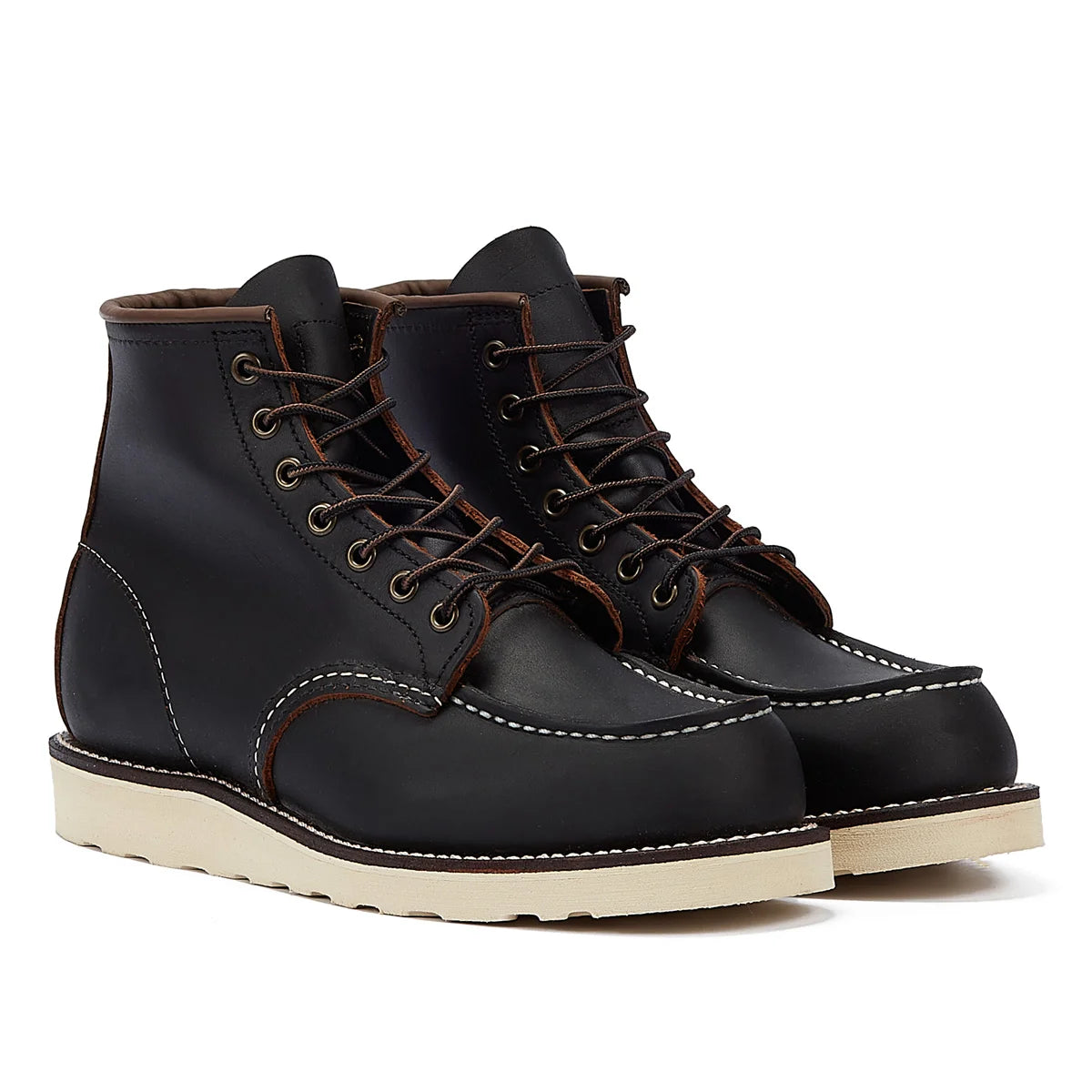 Red Wing Shoes Heritage Work 6Inch Moc Toe Prairie Men’s Black Boots