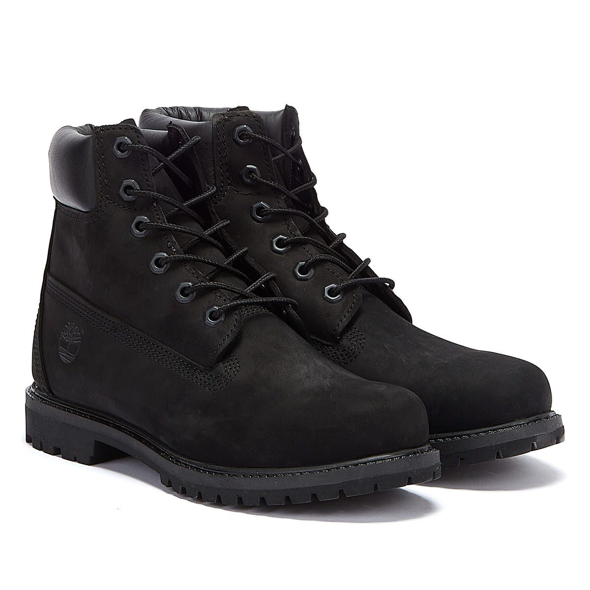 Timberland Womens Black Premium 6 Inch Boots Tower London