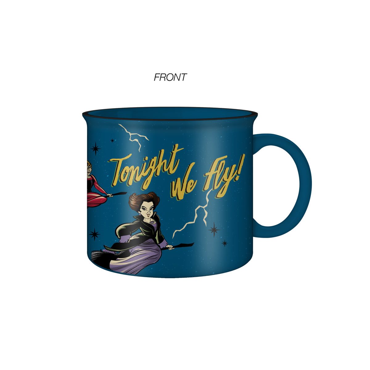 Hocus Pocus Tonight We Fly! 20 oz. Ceramic Camper Mug – The Three