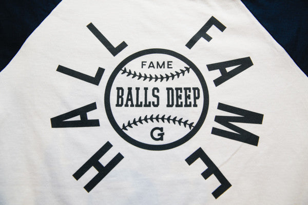 Hall of Fame | G Raglan Tee - Navy