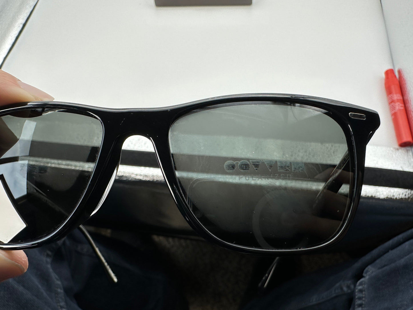 Oliver Peoples OV 5437SU Ollis Sunglasses Black with Midnight Polarized 51mm lenses PREOWNED