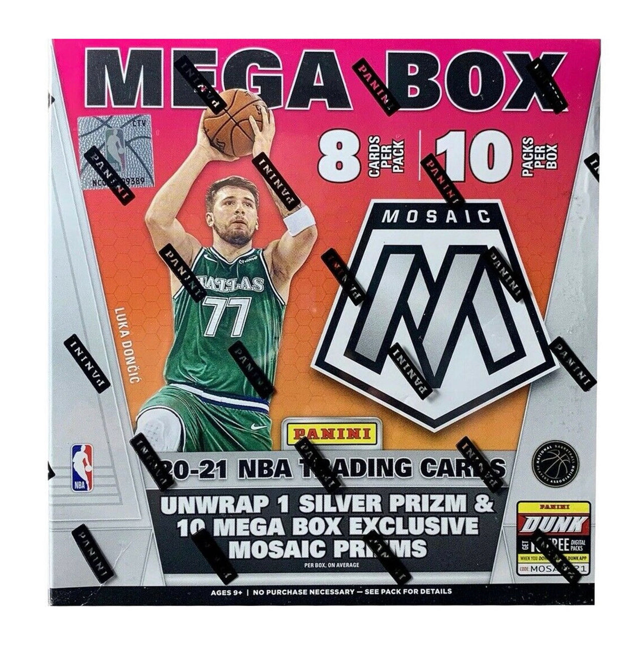 2020-21 NBA Mosaic Mega Box – Fast Break Cards, LLC