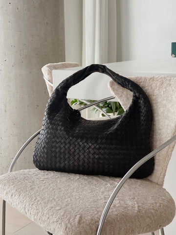 Bottega Veneta Vintage Intrecciato Leather Hobo