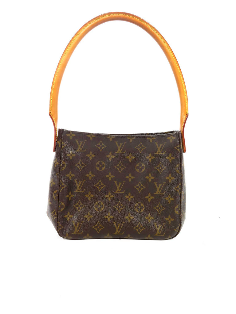 LOUIS VUITTON LOOPING BROWN MONOGRAM CANVAS SHOULDER BAG