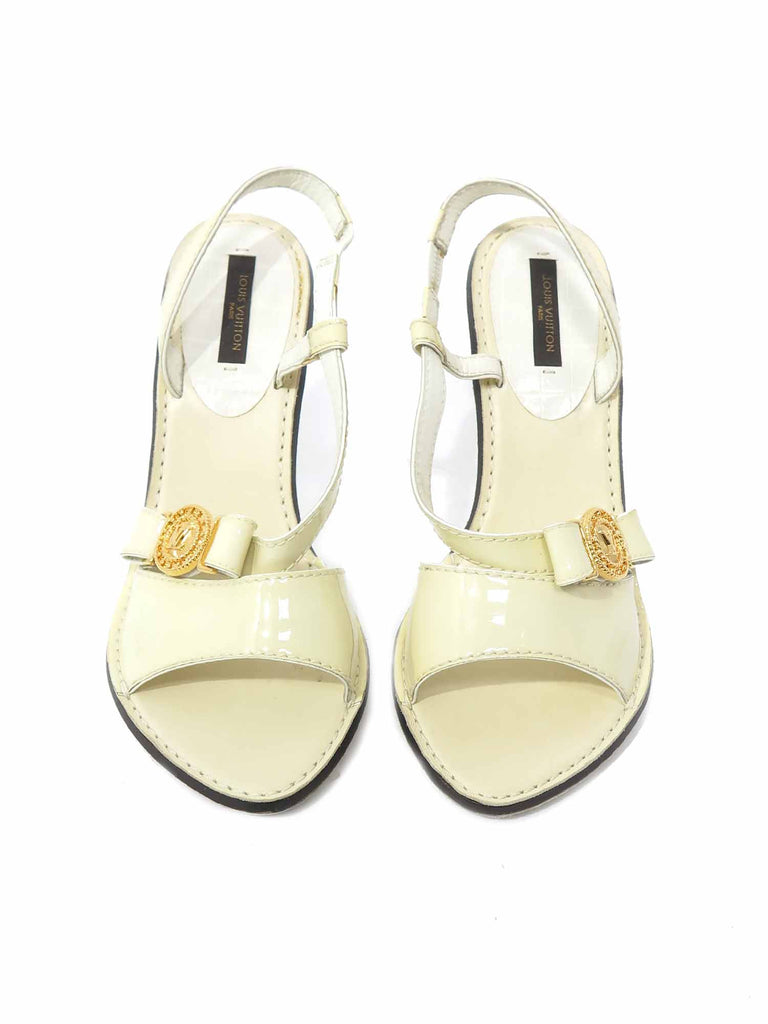 Pre-owned Louis Vuitton Patent Leather Sandals – Sabrina&#39;s Closet