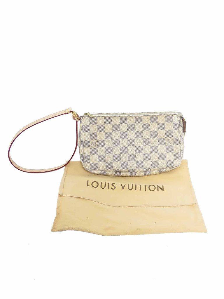Pre-owned Louis Vuitton Damier Azur Pochette Accessoires NM | Sabrina&#39;s Closet