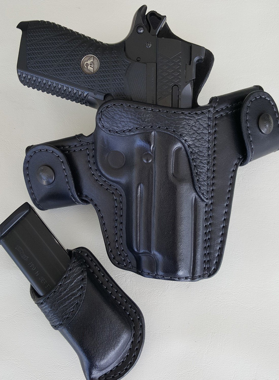 Details about   On Duty Conceal RH LH OWB Leather Gun Holster For Ruger GP-100 4 Inch 