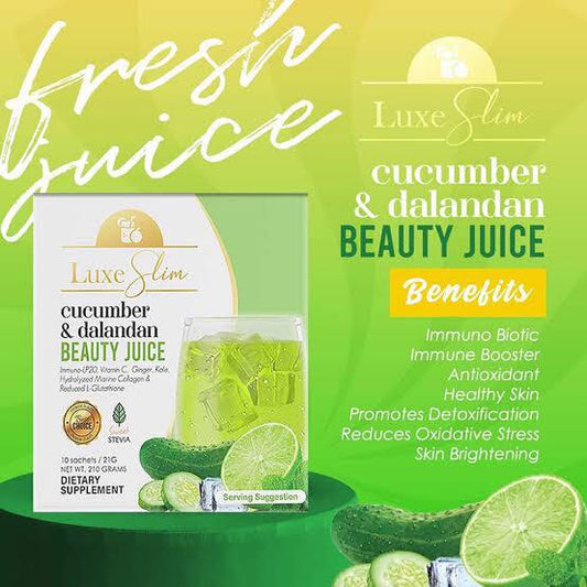 LUXE SLIM "CUCUMBER & DALANDAN" Fresh Beauty Juice