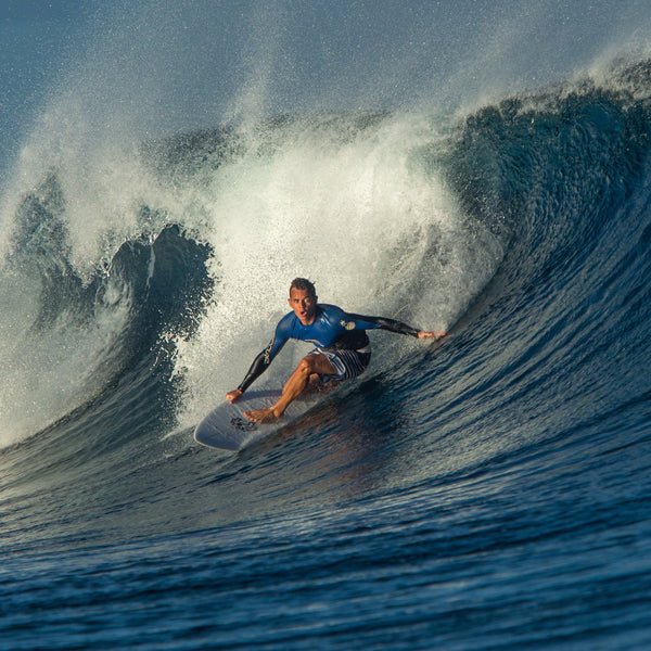 Chase Williams surfing
