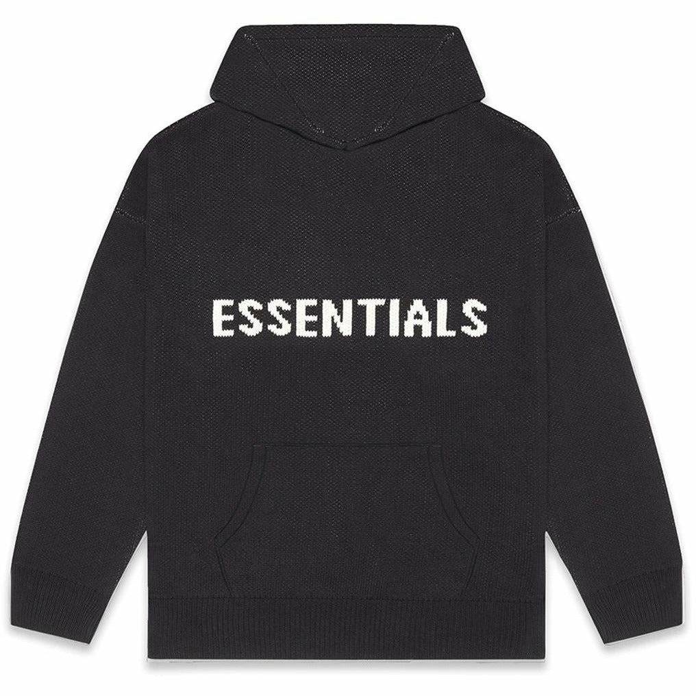 Buy FOG Essentials Knit Hoodie Black Now Hype Fly India