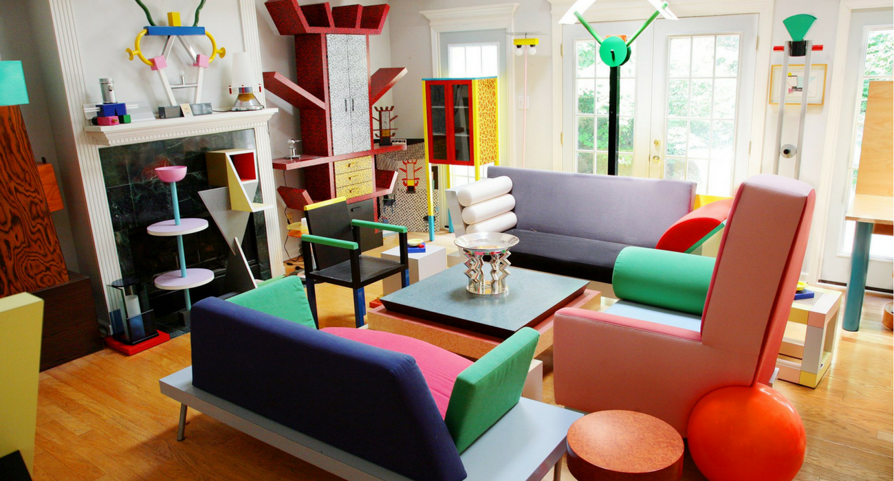 1980s design movement started in 1981 by Ettore Sottsass and a group of young designers who wanted to challenge the established notions of good design at the time.