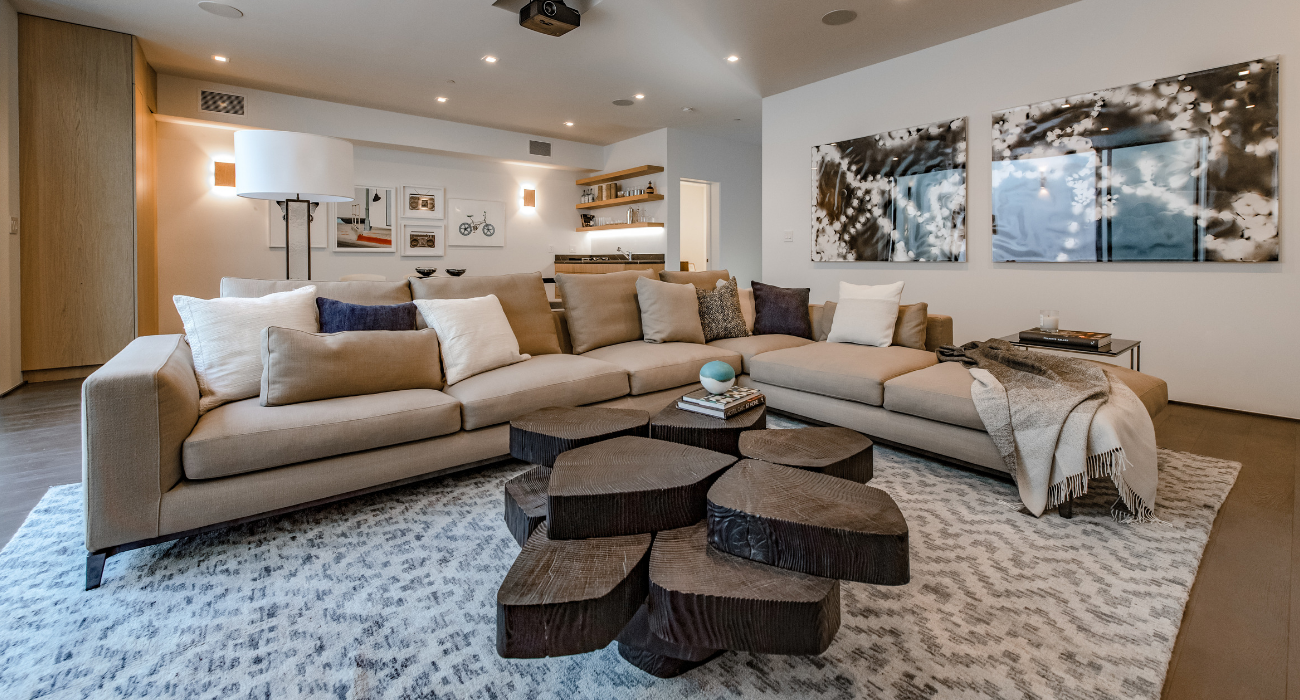 Modern Resale sofa in Rising Glen House