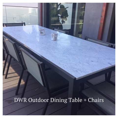 dwr outdoor furniture purchase from Modern Resale in Clients home