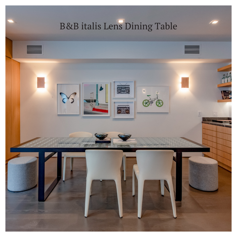Modern Resale consignment B&B Lens dining table Testimonial