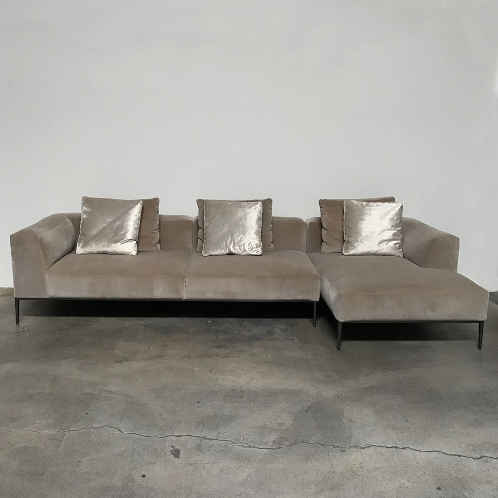 B B Italia Velvet Michel Effe Sectional Los Angeles